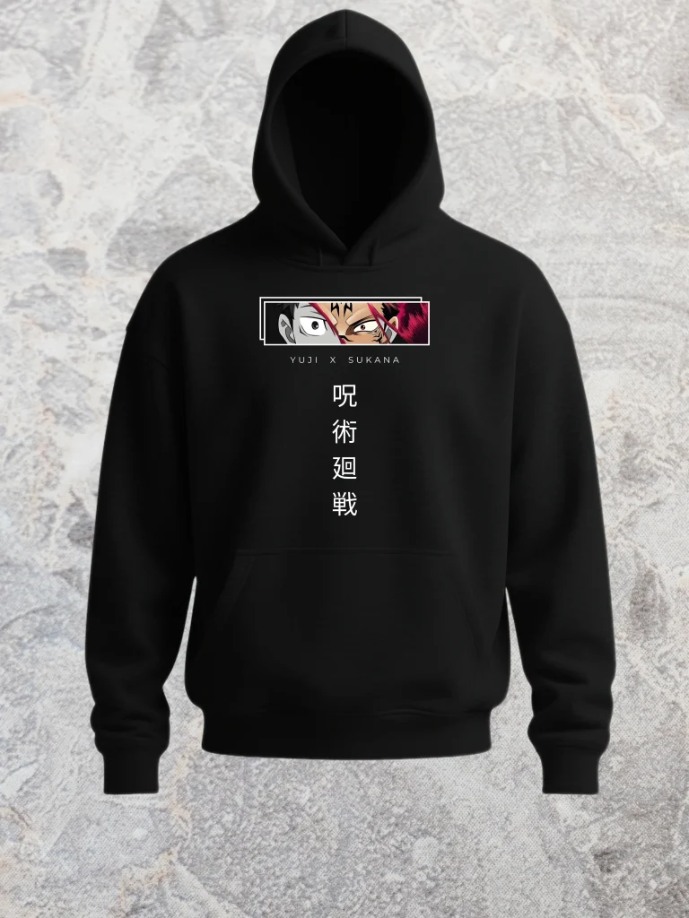 jujutsu kaisen sukuna black hoodie